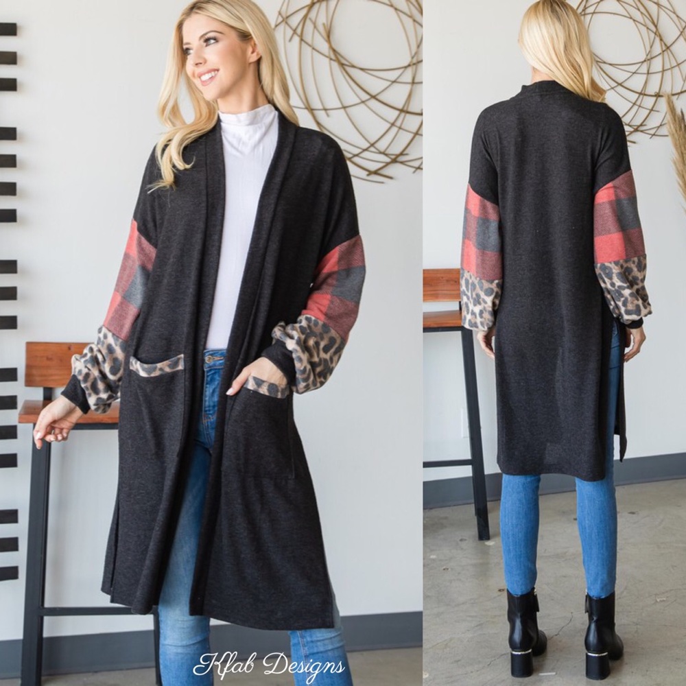 ❤️LAST! Super Soft Longline Slit Pocket Cardigan - Picture 4 of 8